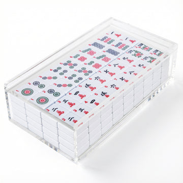 Acrylic Mahjong Tiles Set – Luxury Lucite Edition